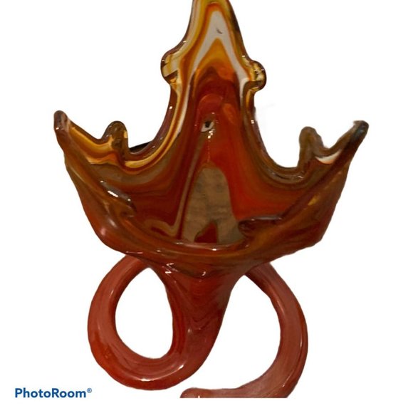 Vintage Hand Blown Glass vase or Sculpture - Picture 3 of 3